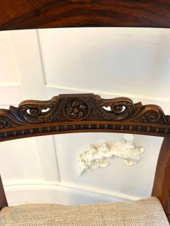 Antike englische Regency Beistellstühle aus Palisander, 1825, 2er Set