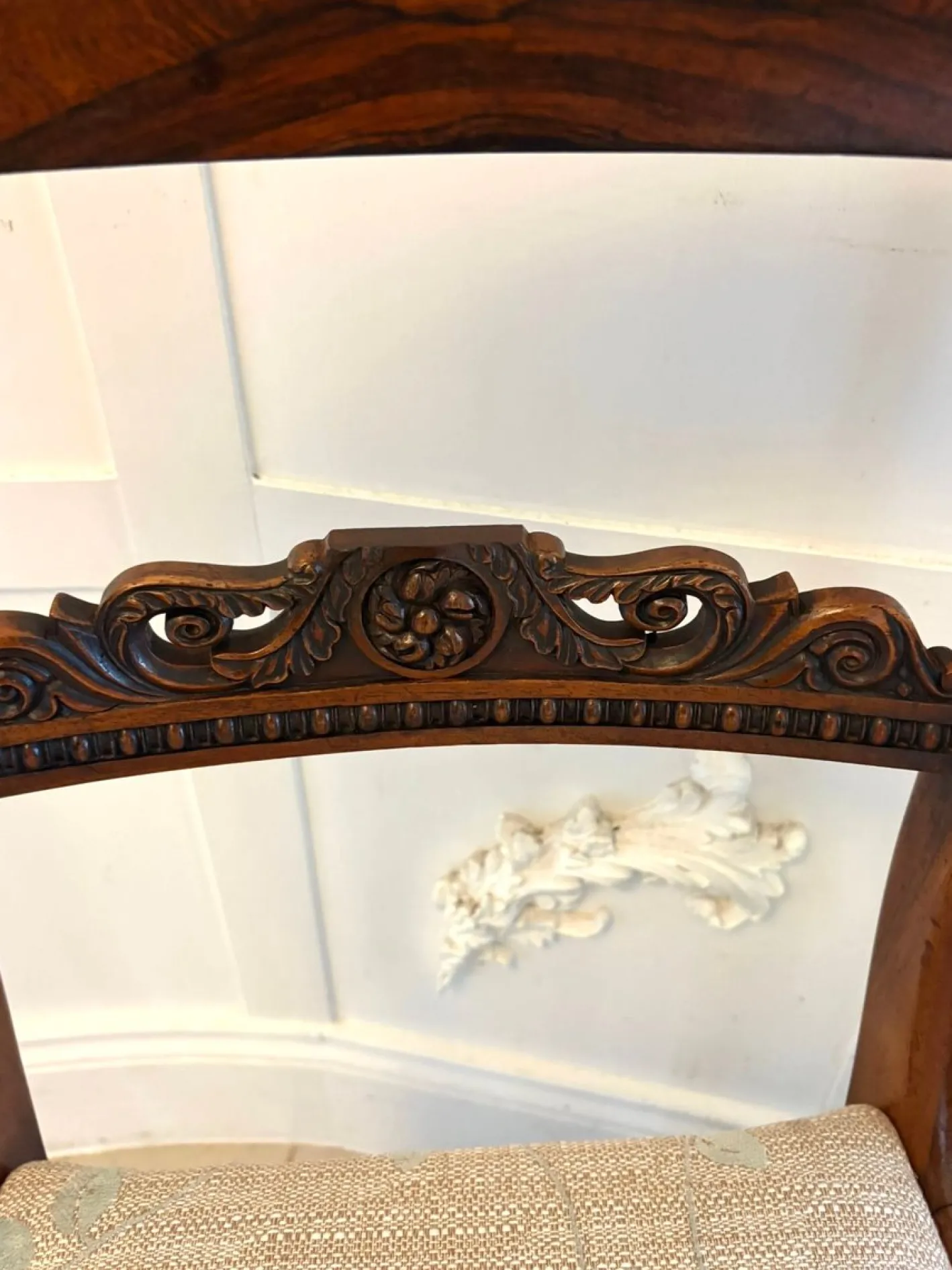 Antike englische Regency Beistellstühle aus Palisander, 1825, 2er Set