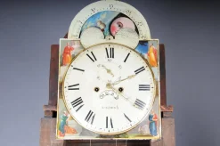Antike englische Standuhr aus Mahagoni, 18. Jh.