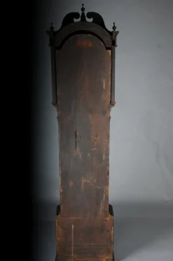 Antike englische Standuhr aus Mahagoni, 18. Jh.