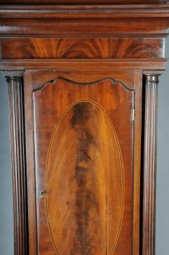 Antike englische Standuhr aus Mahagoni, 18. Jh.