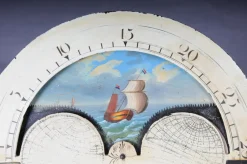 Antike englische Standuhr aus Mahagoni, 18. Jh.
