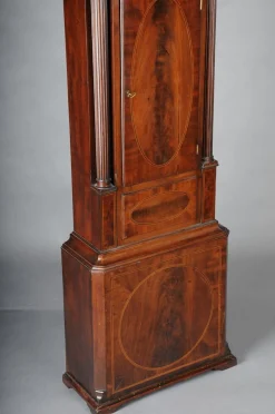 Antike englische Standuhr aus Mahagoni, 18. Jh.