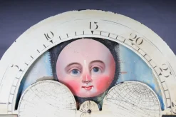 Antike englische Standuhr aus Mahagoni, 18. Jh.