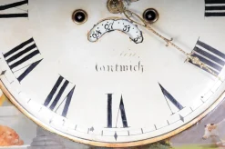 Antike englische Standuhr aus Mahagoni, 18. Jh.