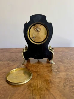 Antike französische Boulle-Manteluhr, 1880er Jahre