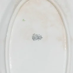 Antike französische Jugendstil Servierplatte von Lunéville, Frühes 20. Jahrhundert