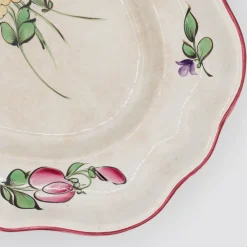 Antike französische Jugendstil Servierplatte von Lunéville, Frühes 20. Jahrhundert