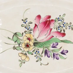 Antike französische Jugendstil Servierplatte von Lunéville, Frühes 20. Jahrhundert