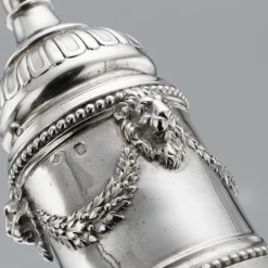 Antike französische Salz- und Pfeffermühlen aus Silber von Odiot, Paris, 1880er, 4er Set