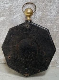 Antike französische Wanduhr von Tolewear, 1850er