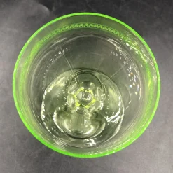 Antike Glaskuppel Weingläser, 1890er, 5 . Set