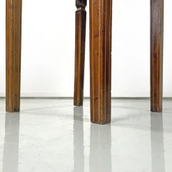Antike italienische Nachttische aus Holz mit floralen Intarsien, 1750er, 2er Set