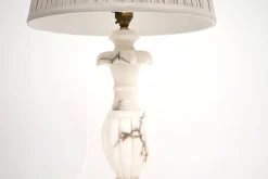 Antike italienische Tischlampen aus Marmor, 1930, 2er Set