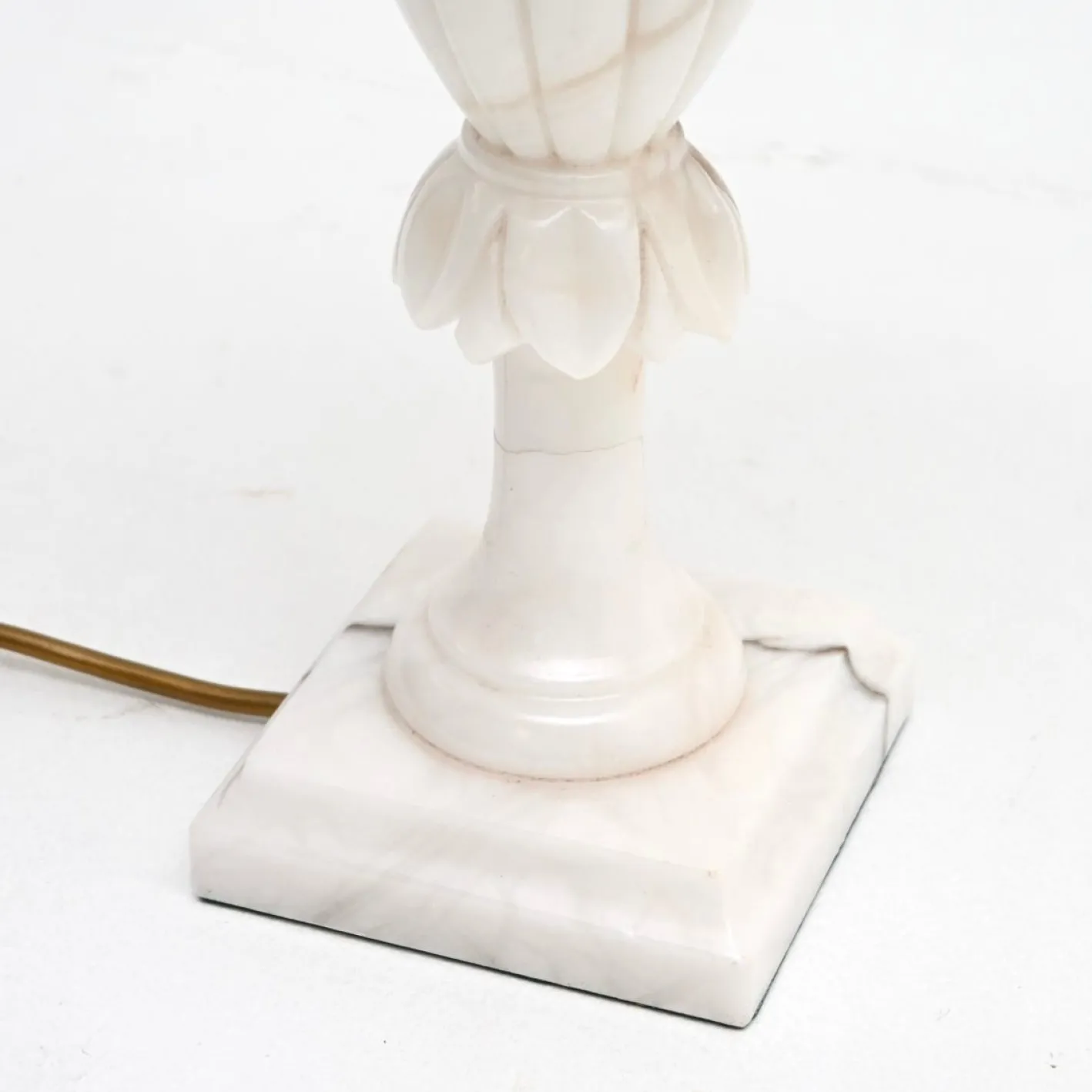 Antike italienische Tischlampen aus Marmor, 1930, 2er Set