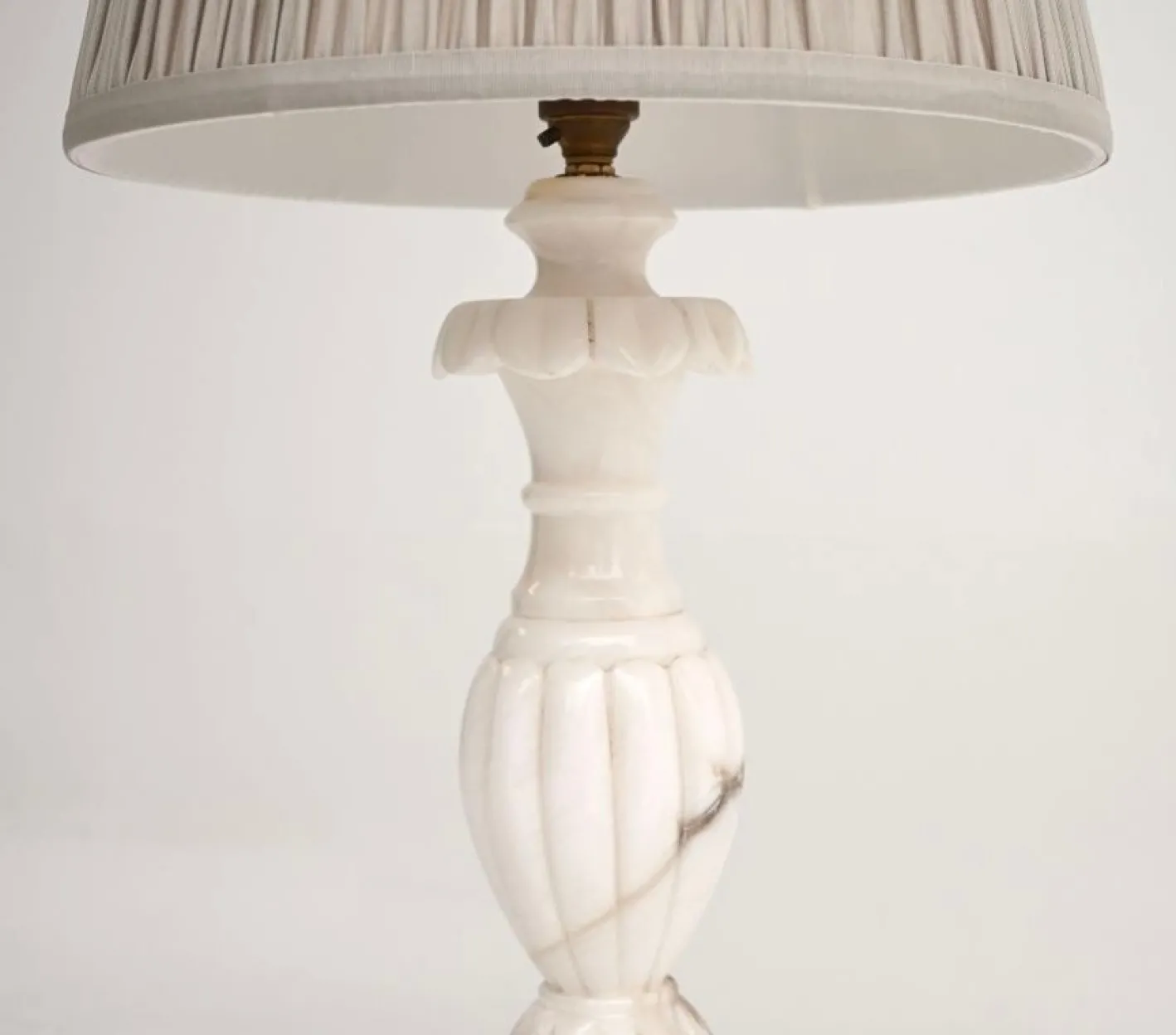 Antike italienische Tischlampen aus Marmor, 1930, 2er Set