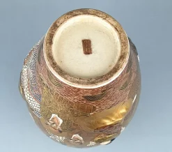 Antike japanische Satsuma Vase, 1890er
