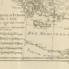 Antike Karte des Osmanischen Reiches, 1780