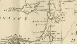 Antike Karte des Osmanischen Reiches, 1780