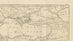 Antike Karte des Osmanischen Reiches, 1780