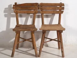 Antike Kinderstühle, 1920, 4 . Set
