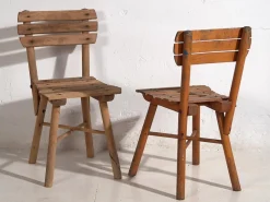 Antike Kinderstühle, 1920, 4 . Set