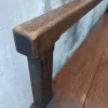 Antike Kirche Pew . aus Eiche
