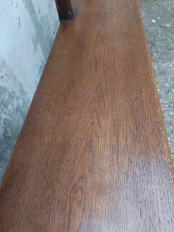 Antike Kirche Pew . aus Eiche