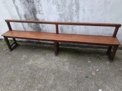 Antike Kirche Pew . aus Eiche