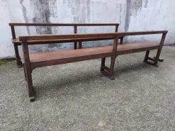 Antike Kirche Pew . aus Eiche