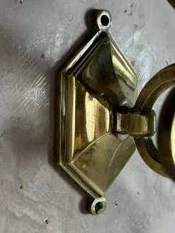 Antike Kleiderhaken aus Messing, 1900, 2er Set