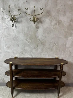 Antike Kleiderhaken aus Messing, 1900, 2er Set