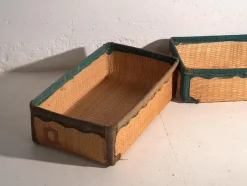 Antike Kōri Truhe aus Weidengeflecht, Japan, 1920