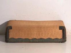 Antike Kōri Truhe aus Weidengeflecht, Japan, 1920