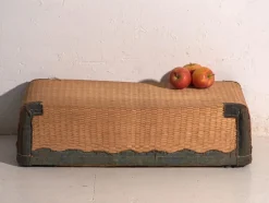 Antike Kōri Truhe aus Weidengeflecht, Japan, 1920