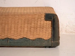 Antike Kōri Truhe aus Weidengeflecht, Japan, 1920