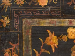 Antike lackierte Truhe aus Kiefernholz, China, 1900