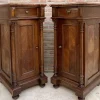 Antike Louis XVI Nachttische mit roter Marmorplatte, 1890er, 2er Set