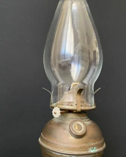 Antike Öl Tischlampe, 1890er