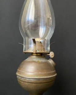 Antike Öl Tischlampe, 1890er