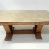 Antiker Art Deco Schreibtisch aus gekalkter Eiche, 1900er