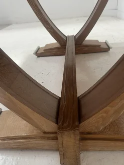 Antiker Art Deco Schreibtisch aus gekalkter Eiche, 1900er
