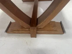 Antiker Art Deco Schreibtisch aus gekalkter Eiche, 1900er