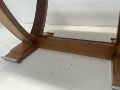 Antiker Art Deco Schreibtisch aus gekalkter Eiche, 1900er