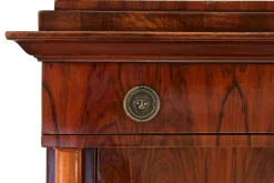 Antiker Biedermeier Sekretär aus Nussholz, 1825