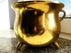 Antiker Blumentopf aus Messing