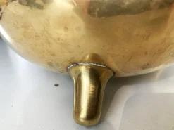 Antiker Blumentopf aus Messing