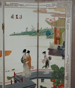 Antiker chinesischer Export Hardstone Raumteiler