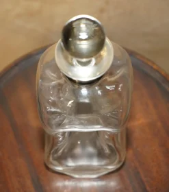 Antiker Dekanter aus Sterlingsilber mit Kragen, 1903