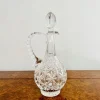 Antiker edwardianischer Krug aus geschliffenem Glas, 1900er